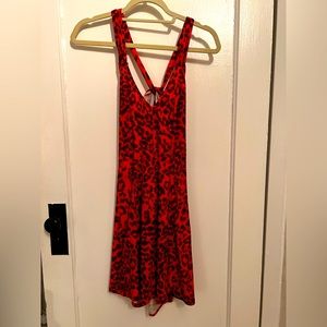 Strappy Asos Leopard dress